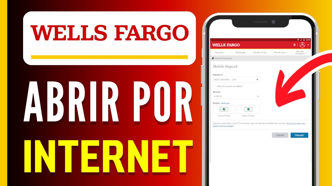 Cómo abrir una cuenta en Wells Fargo por internet