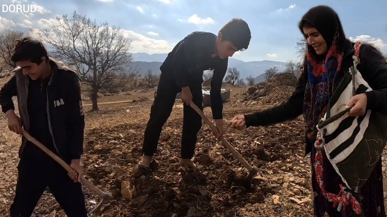 "Akram Starts Planting with Her Kids – Family Gardening Adventure