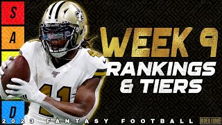 Top 36 Running Back Rankings - Week 9 Fantasy Football