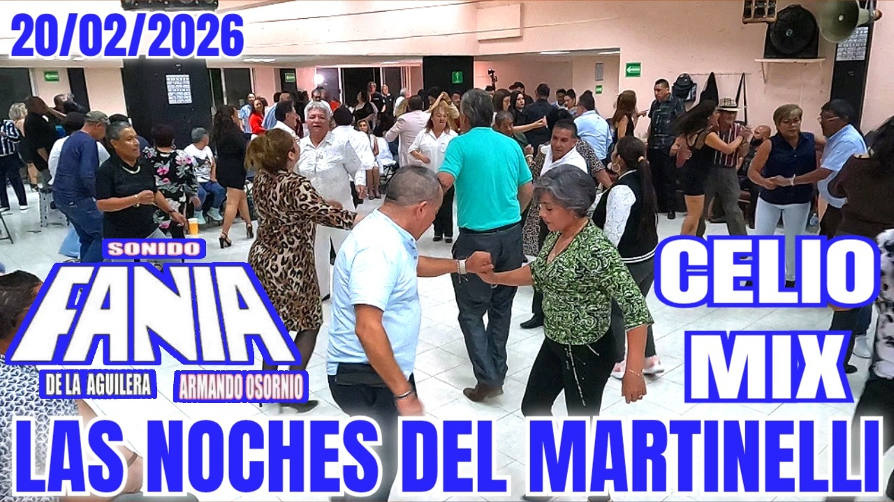 Sonido FANIA y CELIO Mix - 20/02/2026 - Salón de los maestros Martinelli 