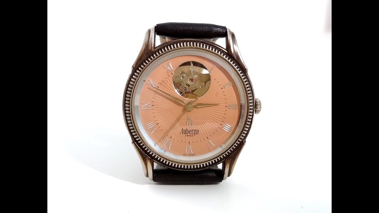 Auberge AE-065N SWISS Automatic Watch - YouTube