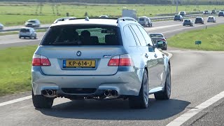 BMW M5 E61 Touring with EISENMANN RACE Exhaust - LOUD Accelerations! Pure V10 Sound