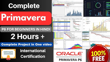 FREE Primavera P6 Training for Road Construction Project in 2+ Hours | #primavera #engineers