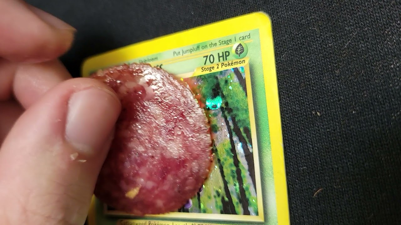How to fix pokemon card foil scratches with meat : r/PokemonTCG