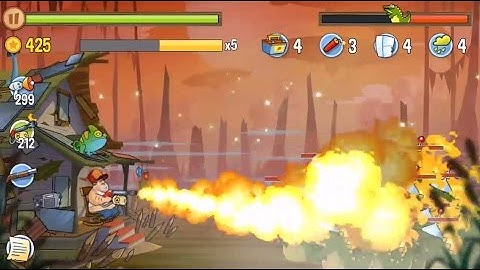 Swamp Attack Episode 4 Level 17 Flame Hell