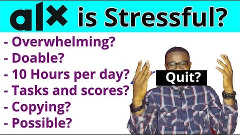 ALX Is Stressful? Feeling Overwhelmed? Want to Quit ALX? - ALX Software Engineering Reviews