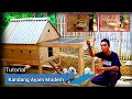 CARA BUAT KANDANG AYAM KEKINIAN//HOW TO MAKE A MODERN CHICKEN COOP