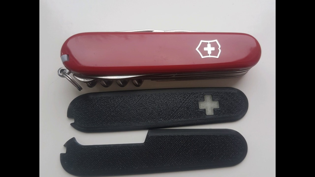 Swiss army knife custom scales YouTube