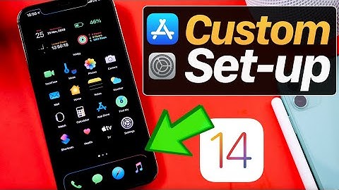Custom iPhone Setup How I Do it - iOS 14.3 customization