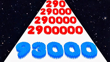 Number Running Game vs Crowd Number Run 3D - All Levels Gameplay Android,iOS (Noob vs Pro vs Hacker)