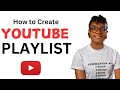 how to create playlists on YouTube #tutorial