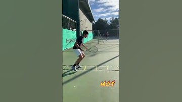 Carlos Alcaraz Speed Drills with Agility Ladder #footwork #usopentennis #tennistraining #tennis