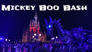 Mickey Boo Bash Magic Kingdom After Hours Event | Disney World Halloween Character Cavalcades