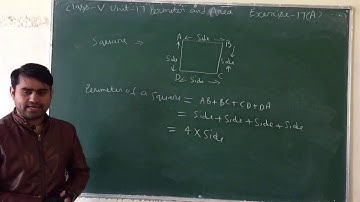 Junior maths class-5 Unit-17 Perimeter and Area Ex-17A