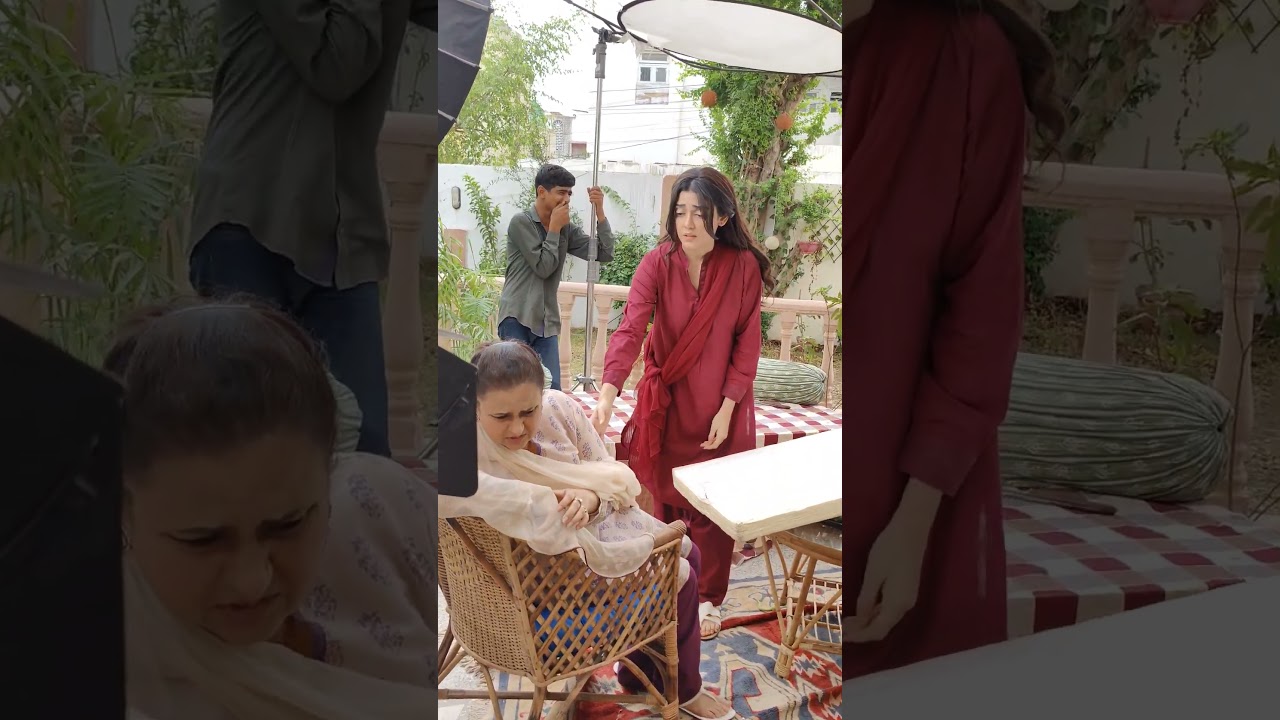 "Visaal E Ishq | Anusha Ka Jhoot BeNaqab | Noreen Gulwani & Rabia Noreen Ka emotional scene bts