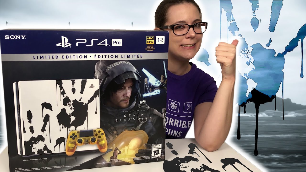 Death Stranding PS4 Console Limited Edition Unboxing - YouTube