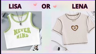 LISA OR LENA💗#3/Outfit & Accesorios🎀🎀