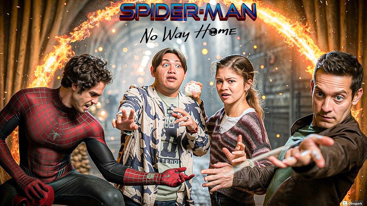 Tobey Meets Andrew Again | Funniest Spider-Man Moment | Full HD | TOM HOLLAND |