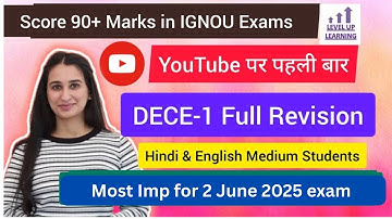 DECE 1 Free Full Revision 2025 Level Up Learning Simran Gumber