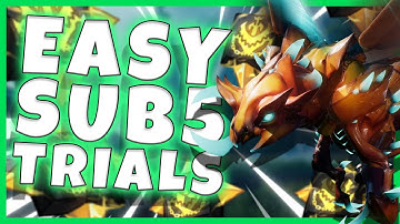 Dauntless Kharabak trials - EASIEST sub 5 build and guide