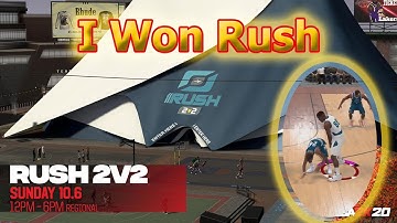 I won Rush 2v2 Event NBA 2k20 Hype