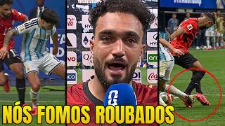 VEJA OS LANCES POLÊMICOS E ENTREVISTA DO JOGADOR DO EGITO REVOLTADO APÓS A ELIMINAÇÃO PARA ARGENTINA