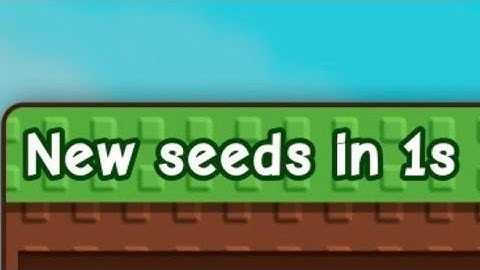 When The Seed Stock Is About To Change… ( Grow a Garden )