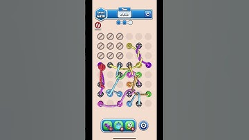 Twisted tangle level 6438 part 2 #games #shorts