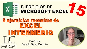 EJERCICIOS de EXCEL INTERMEDIO para PRÁCTICA - Parte 15