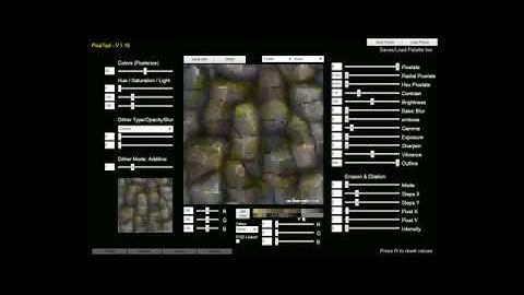 PixaTool - Playing around with custom and predefined palette