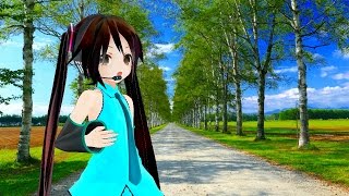 【MMD】【初音ミク】よあけのみち/フランダースの犬