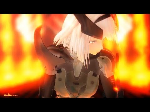 【東方MMD】　炎とアーマード妖夢 ♡  BURNING