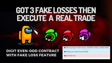 ( FREE BINARY BOT ) THE FAKE LOSS DIGIT EVEN ODD - BY DAILY PROFIT CORP