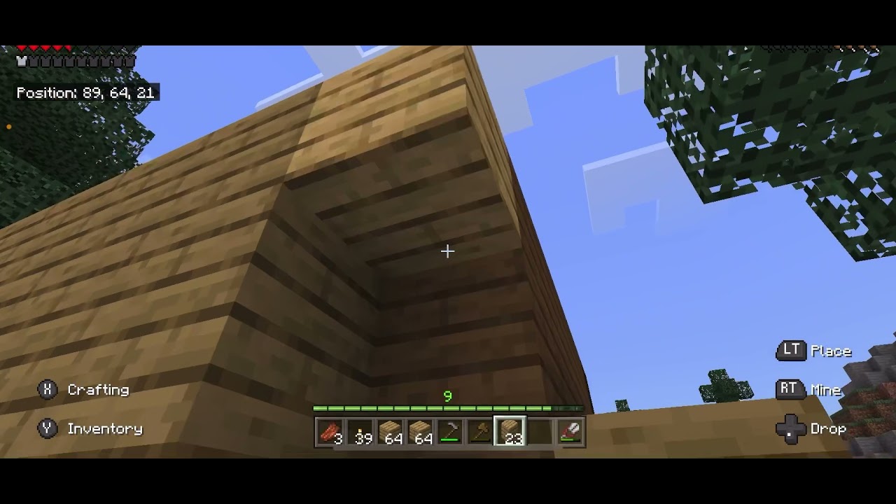 Sad cube plays Minecraft House upgrade and proper my mining￼