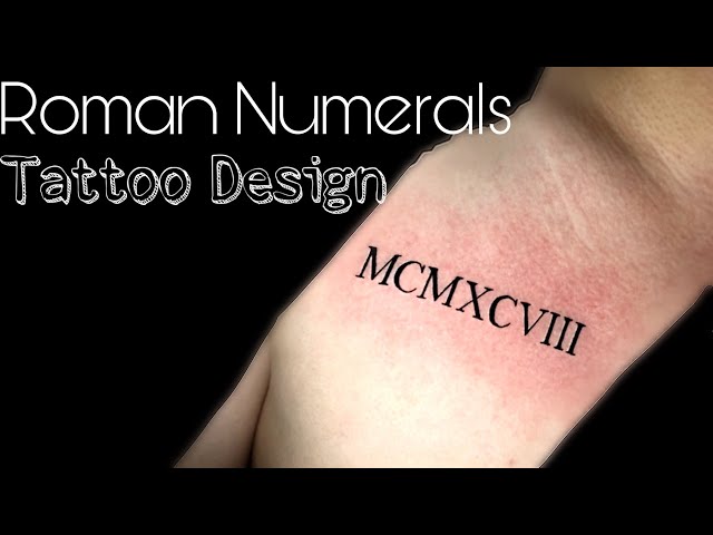 Top 32 Gorgeous Roman Numerals Tattoo Design Ideas 2023  Saved Tattoo