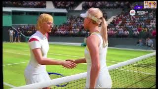 GRAND SLAM TENNIS 2 EA SPORTS FADES & FANTASY CLASSICS SUPERSTAR LEVL M.Navratilova VS M.Sharapova 3