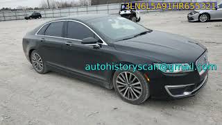 3LN6L5A91HR655321 Lincoln Mkz Premiere 2017 2017