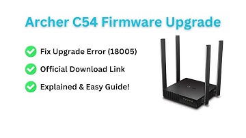 TP-LINK Archer C54 Firmware Update & Fix Errors!
