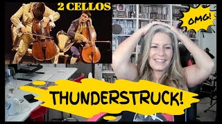 WTH? 2 CELLOS PLAYING AC/DC? THUNDERSTRUCK 2Cellos Reaction TSEL #reaction
