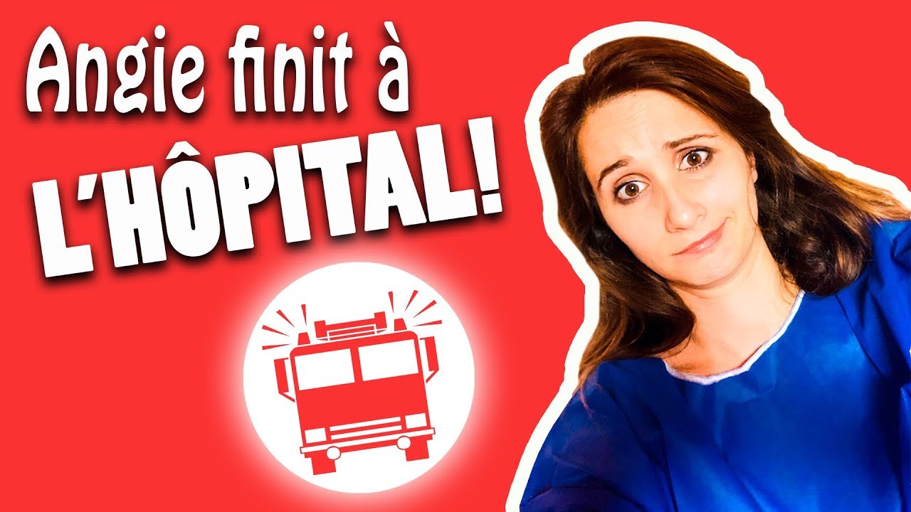 Angie tombe et se retrouve à L'HÔPITAL Angie la crazy série YouTube
