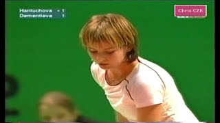 Elena Dementieva v. Daniela Hantuchova 2001 Leipzig QF highlights