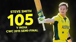 Steve Smith's superb semi-final hundred against India | CWC 2015