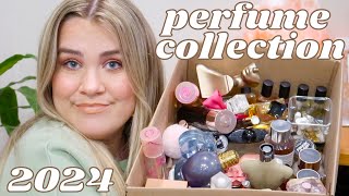 my perfume collection + declutter! 2024