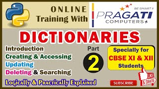 CBSE | Computer Science | Python | Dictionaries (Part-2)
