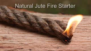 Bushcraft Fire Starter Rope – Natural Jute Tinder That Always Works 🔥