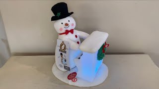 Hallmark Christmas 2023 Animated Sing-Along Showman Piano Playing Snowman Singing Dancing Jingle Pal
