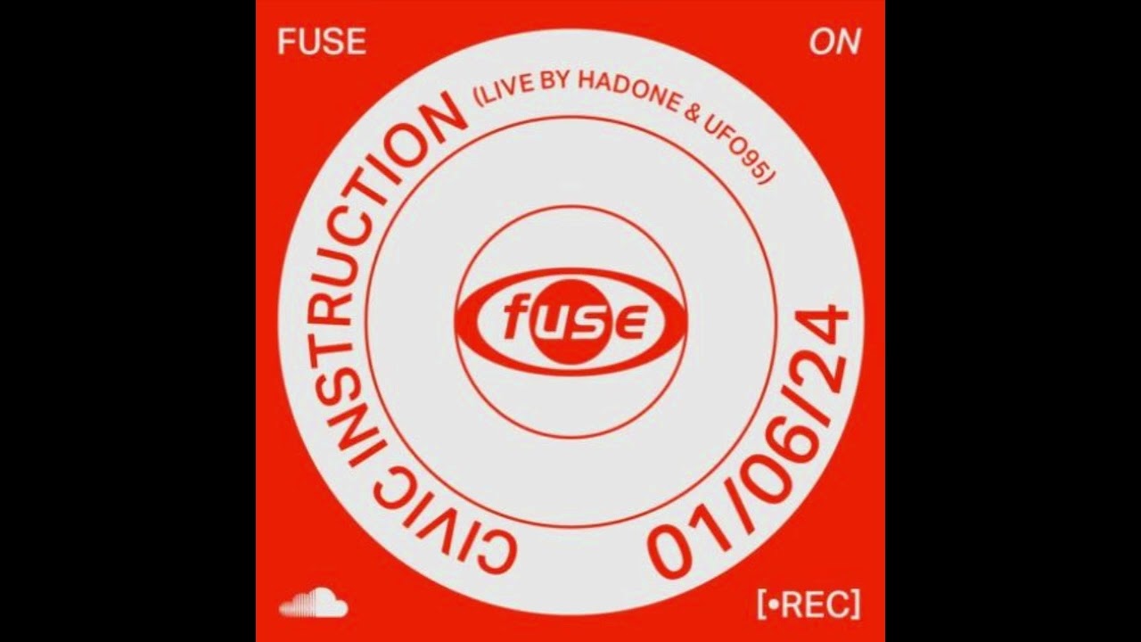 Civic Instruction (live by Hadone & UFO95) - Recorded Live at Fuse Brussels (01/06/2024)