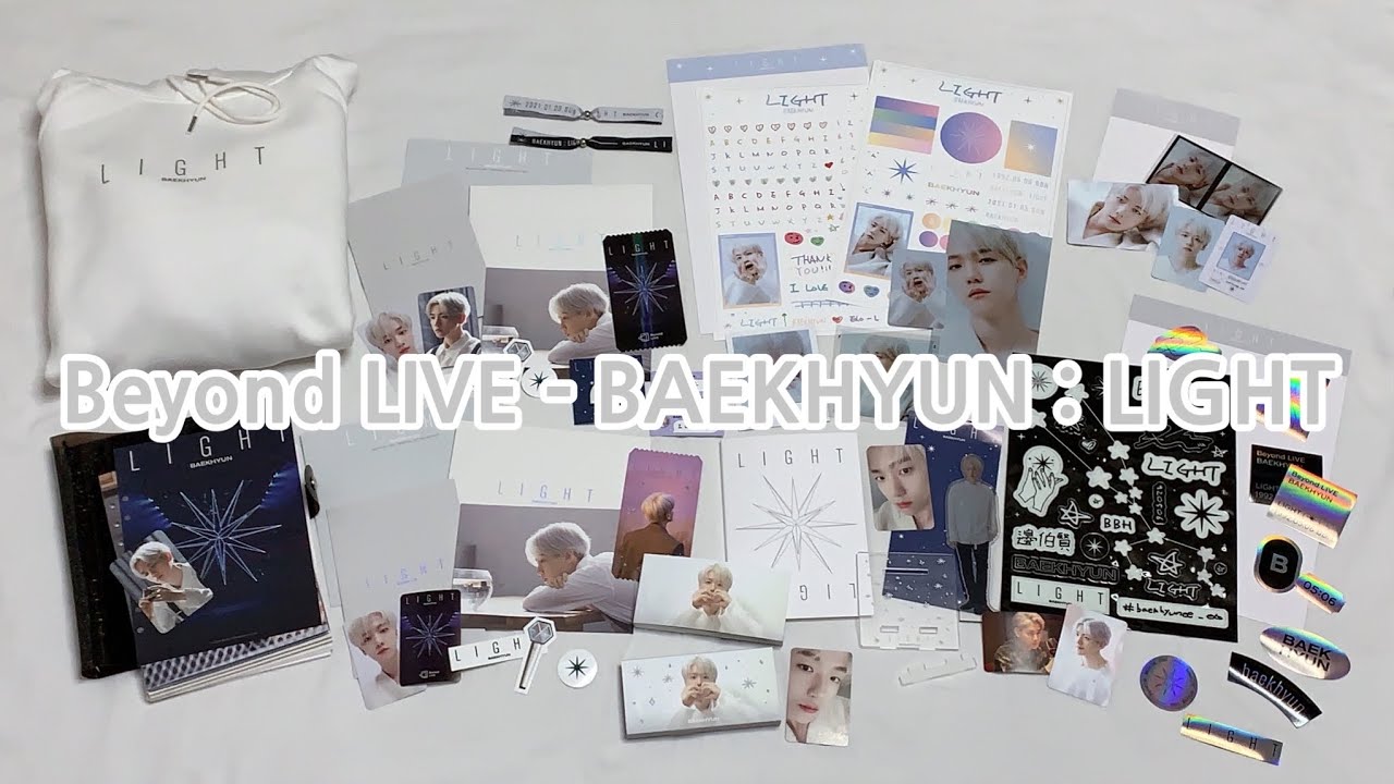 [UNBOXING] 백현 콘서트 큥콘 굿즈 'ㅅ'✴︎ Beyond LIVE - BAEKHYUN : LIGHT OFFICIAL MD