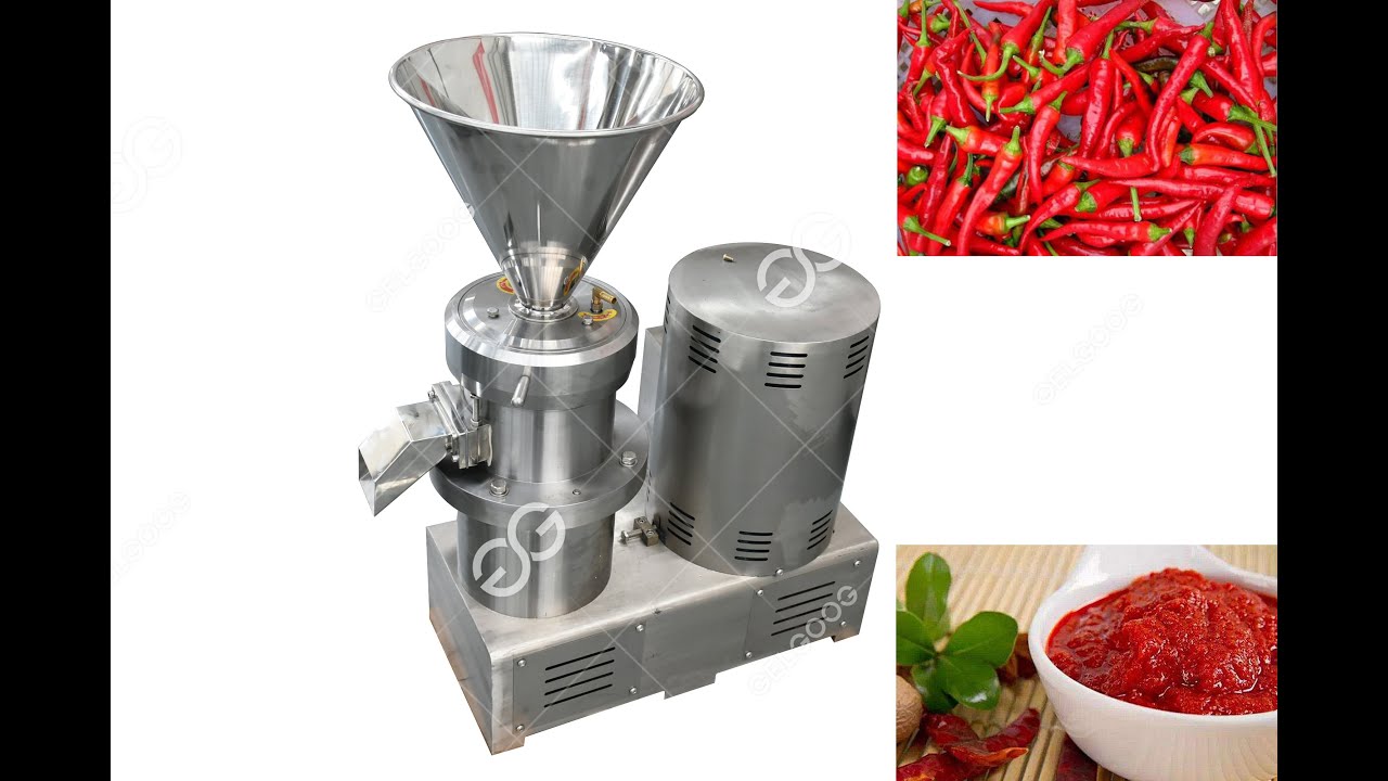 Chili Sauce Colloid Mill / Fresh Chili Sauce Grinder Machine / Hot