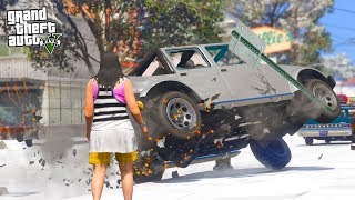 GTA 5 - Realistic Crash Test Mod (Deformation, Damage & Ragdolls)